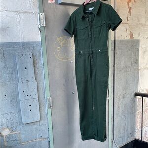 Good American Green Jumpsuit